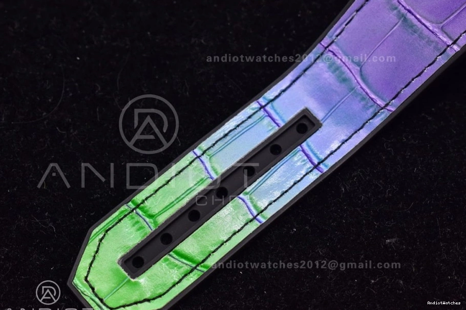 ZF A Edition Strap RG Rainbow Unico 517 Best Gummy Big EasyMatch on Bang 45mm King 1:1 Rainbow 1004